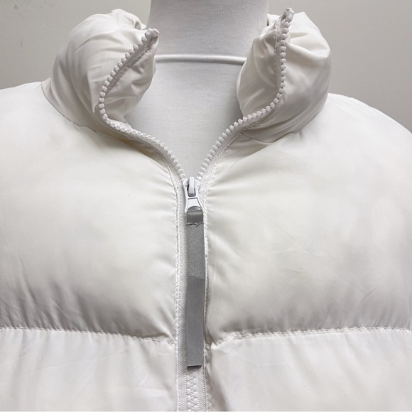Fabletics White Wander Cropped Puffer Jacket 3X - Picture 2 of 9